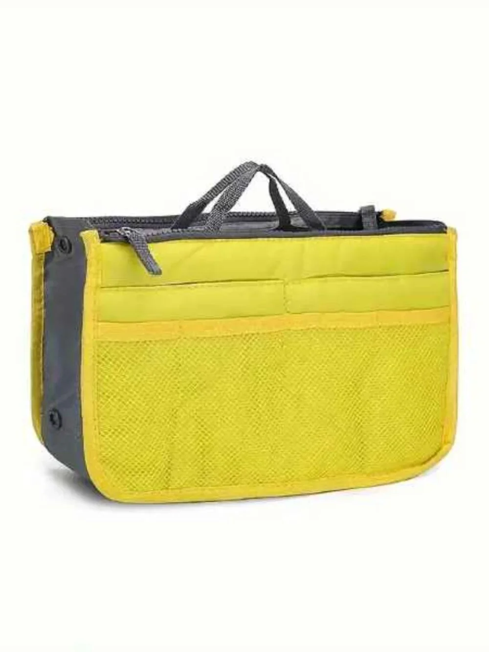 Purse Insert / Organizer/ Cosmetic Case/ Handbag Divider Organizer- Yellow - NWT